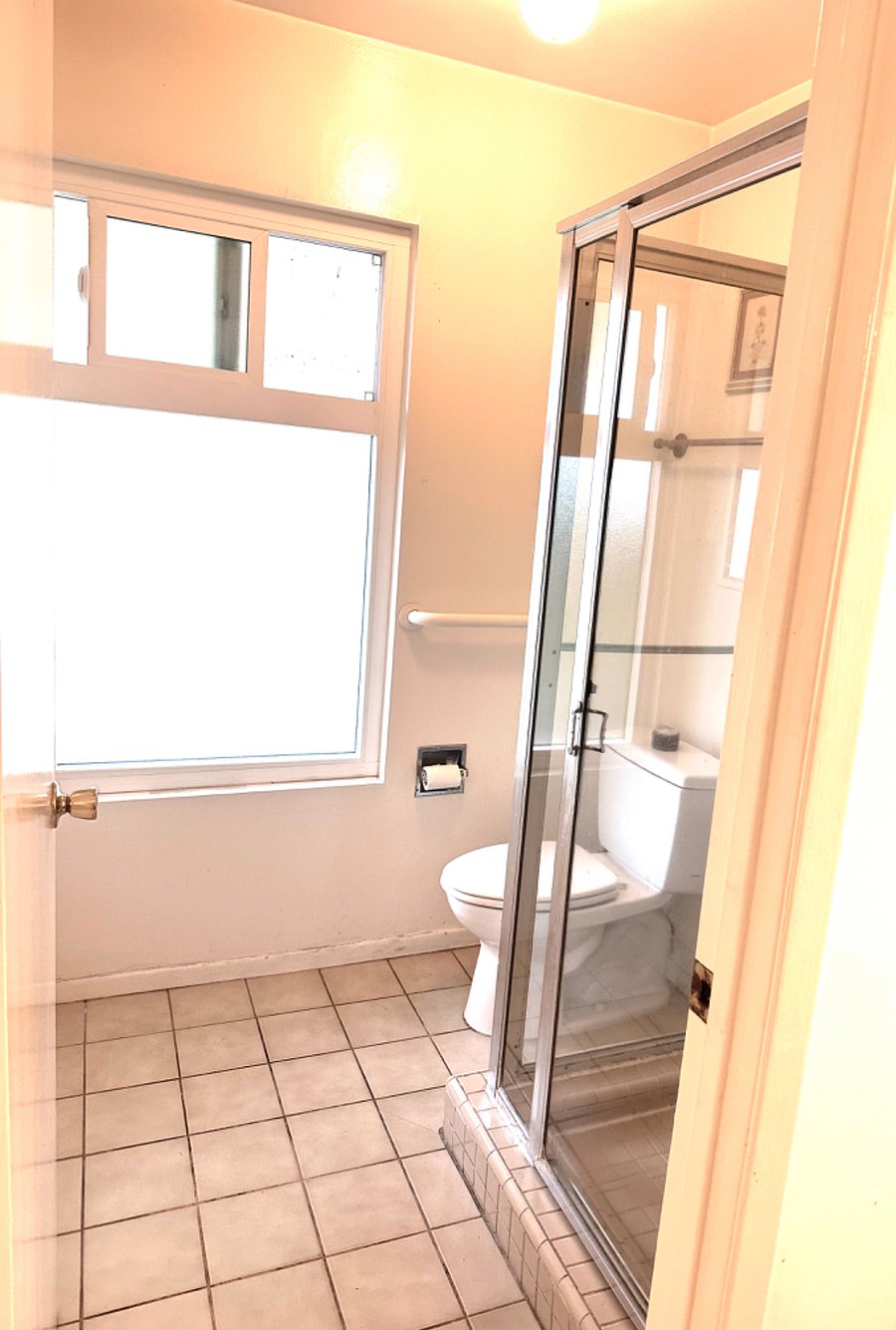 *Downstairs bdrm (13x13, full bath) avail. NOW, 6-mo. min @ $1900. Shower is private for room. Toilet and sink shared in common living areas downstairs.