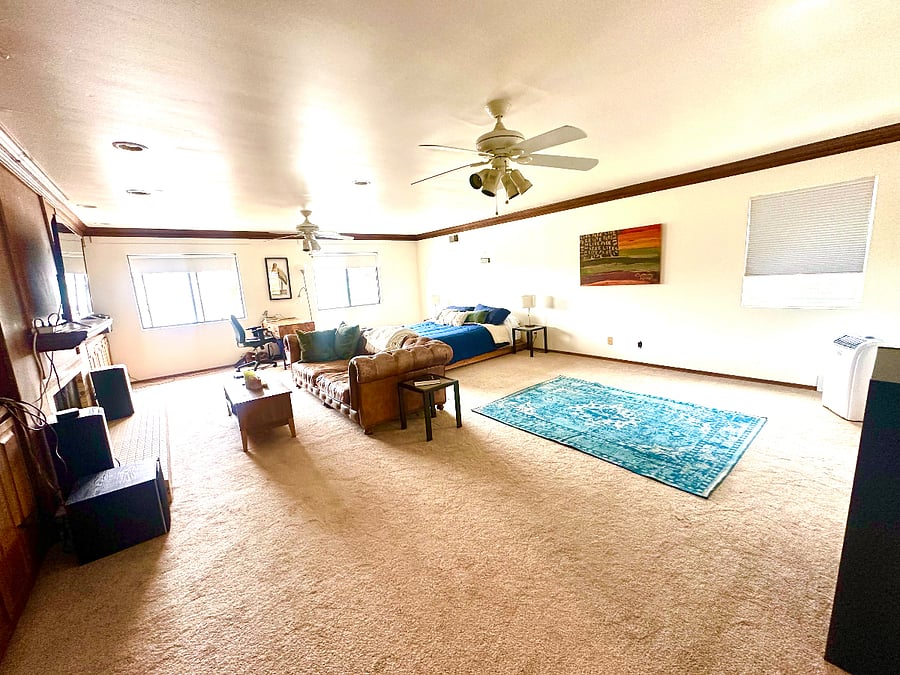 Master Bdrm & bath (furnished, walk-in closet) avail. short-term @ $150/night, inquire for availability.
