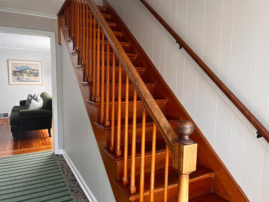 Hallway and stairs to 2nd floor