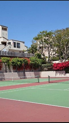2 lighted Tennis Courts