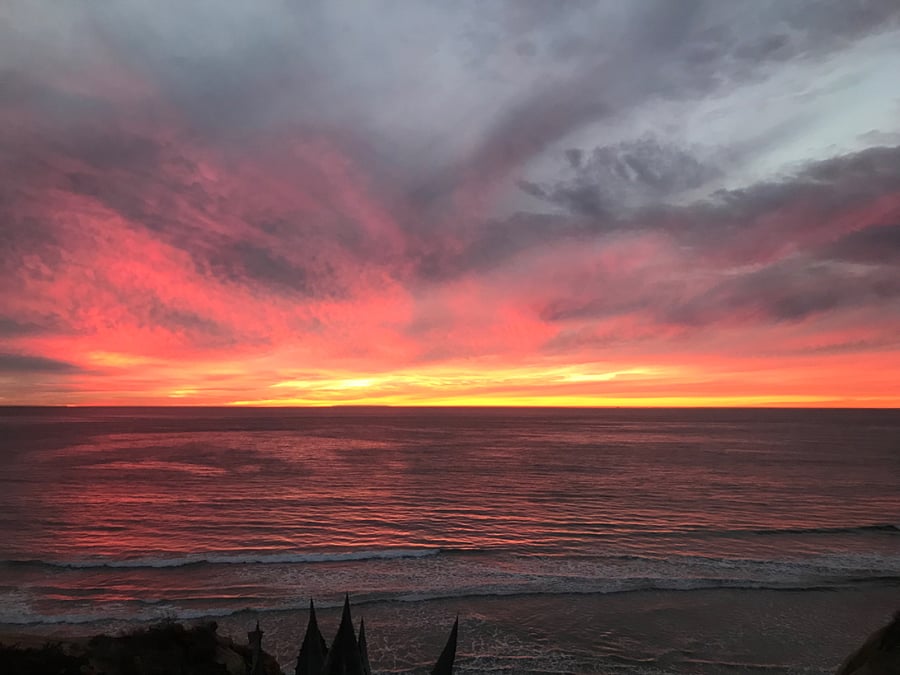 Gorgeous Sunset from the bluff