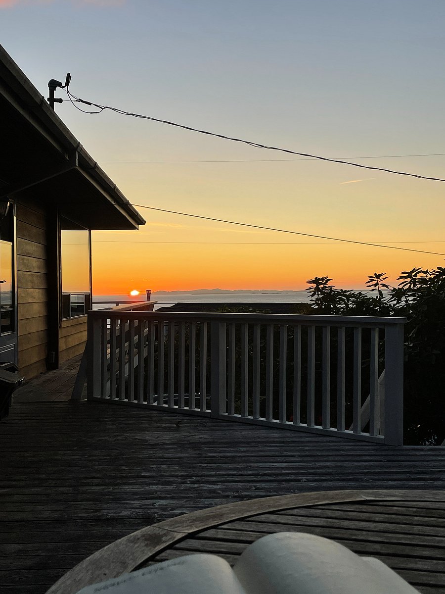 This is the side deck that is most accessible from the apartment