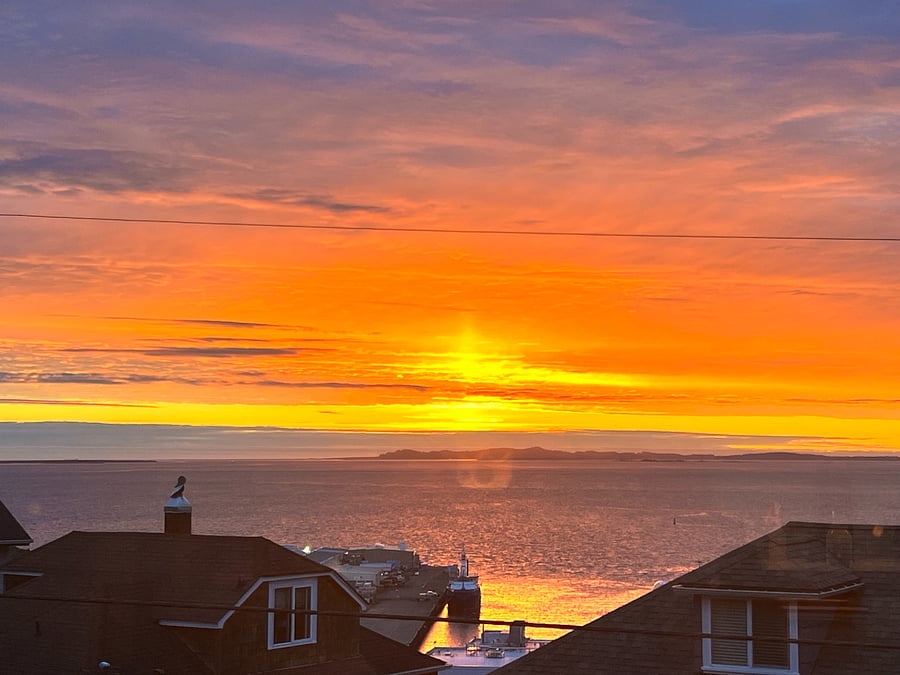 Beautiful sunsets are always visible from the decks