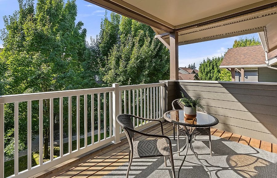 Private balcony
