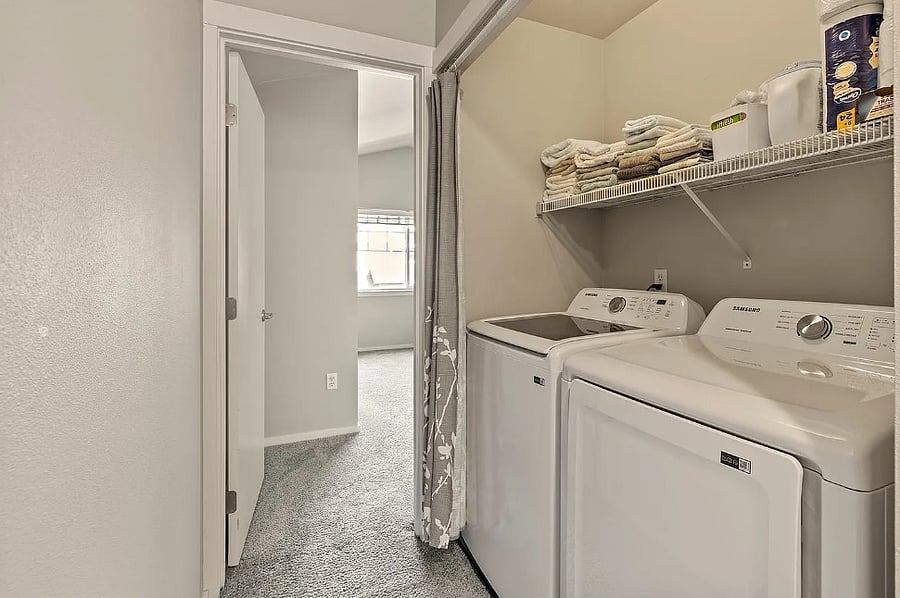 Private in unit laundry