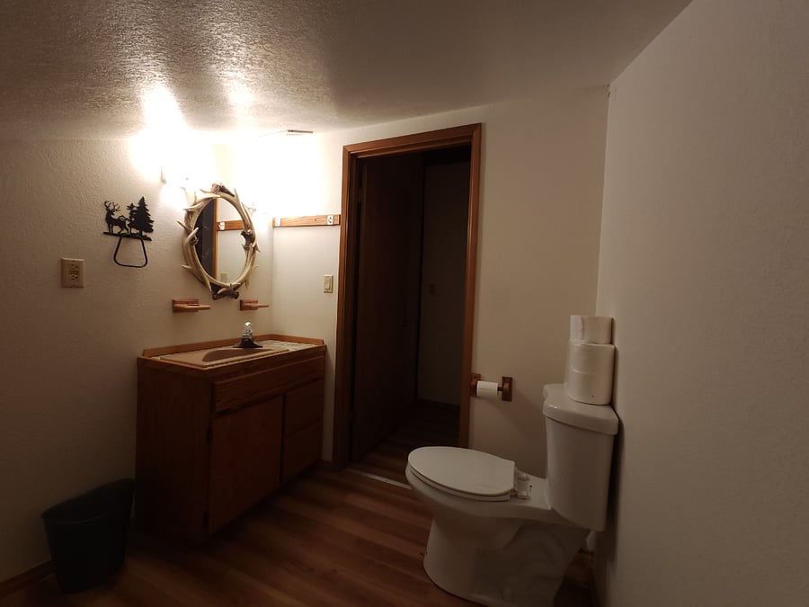 Loft's half bathroom