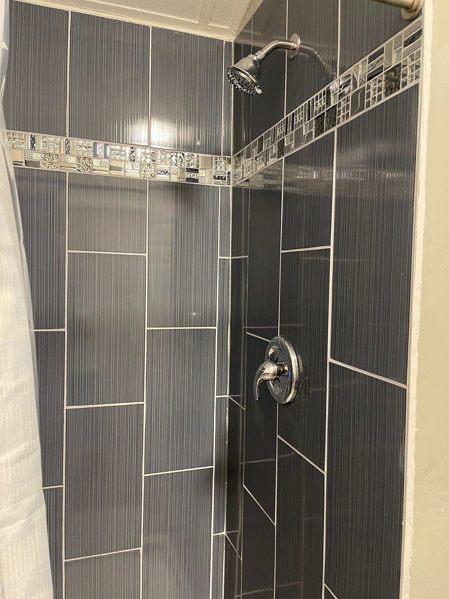 custom tiled shower