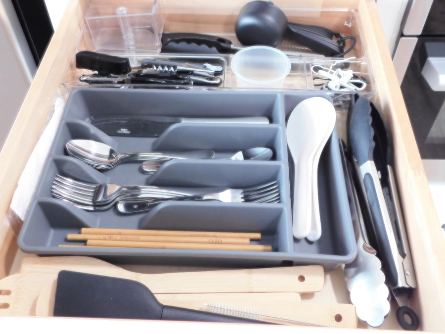 Plenty of utensils and kitchen tools