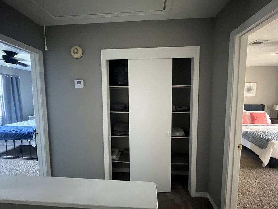 Hall closet