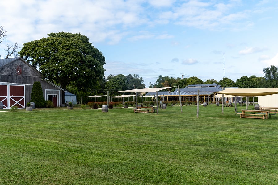 Jamesport Farm, situated on an immaculate, active 43-acre farm