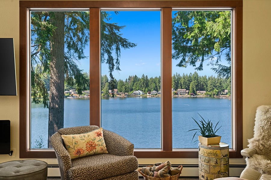 View from living room