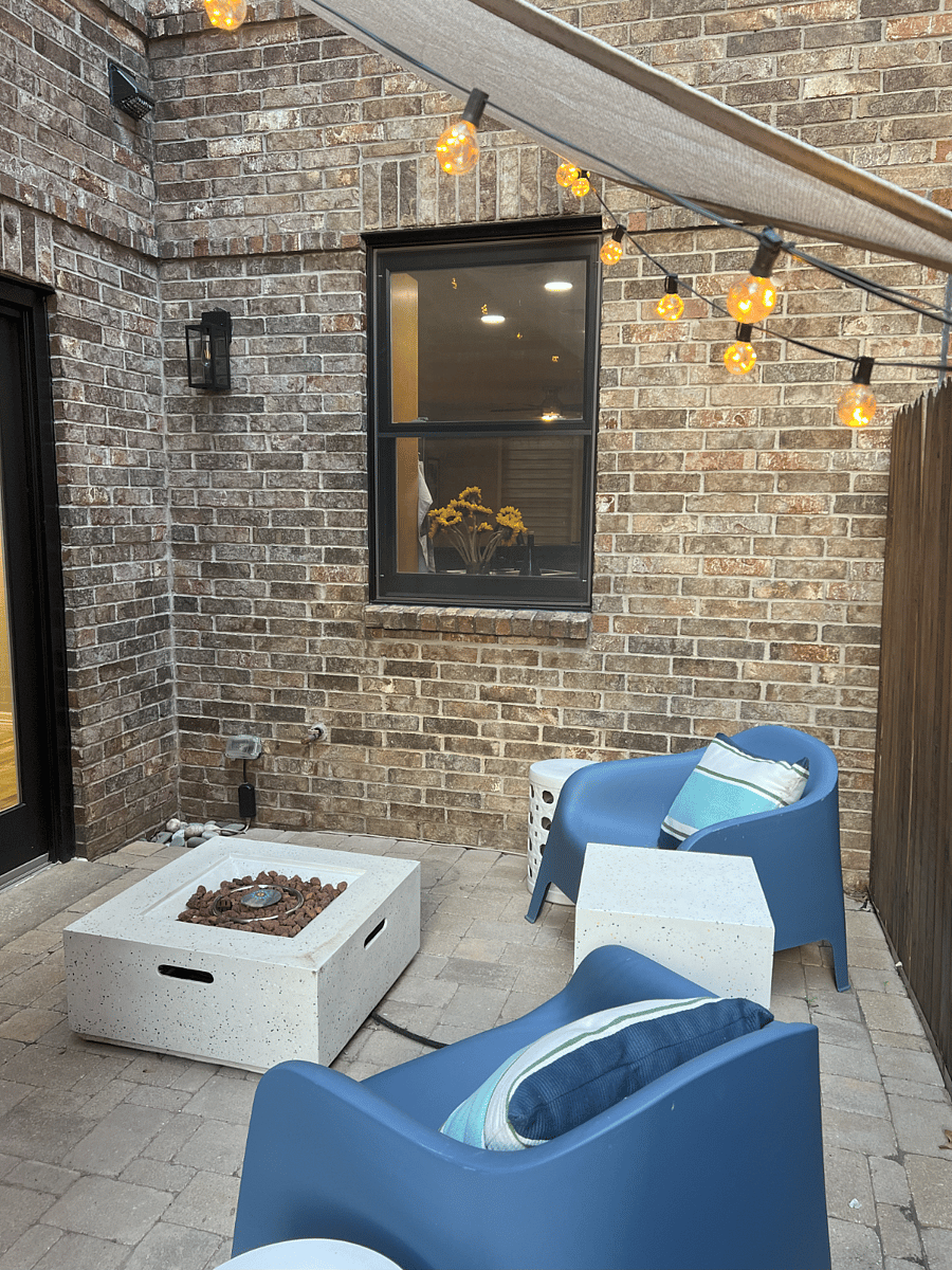Private patio