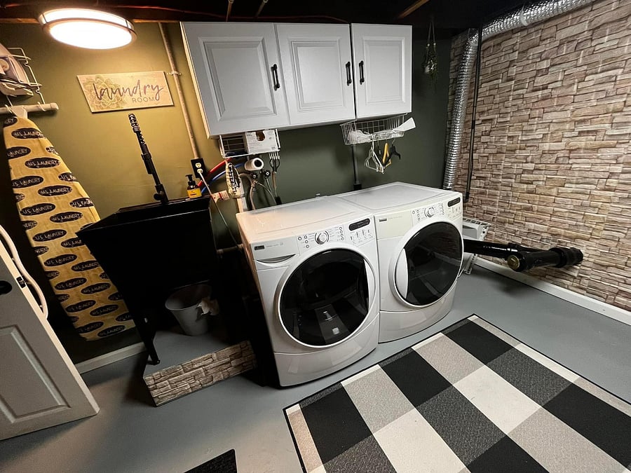 Laundry room.