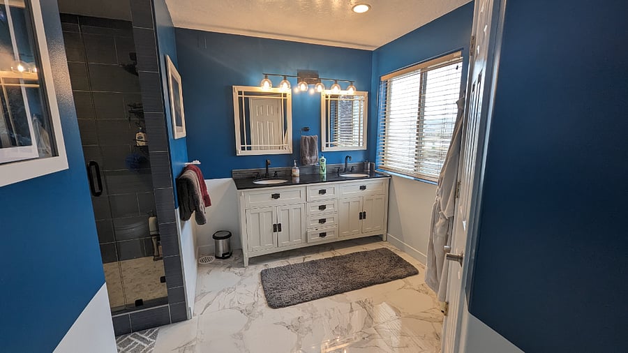 Remodeled master bath