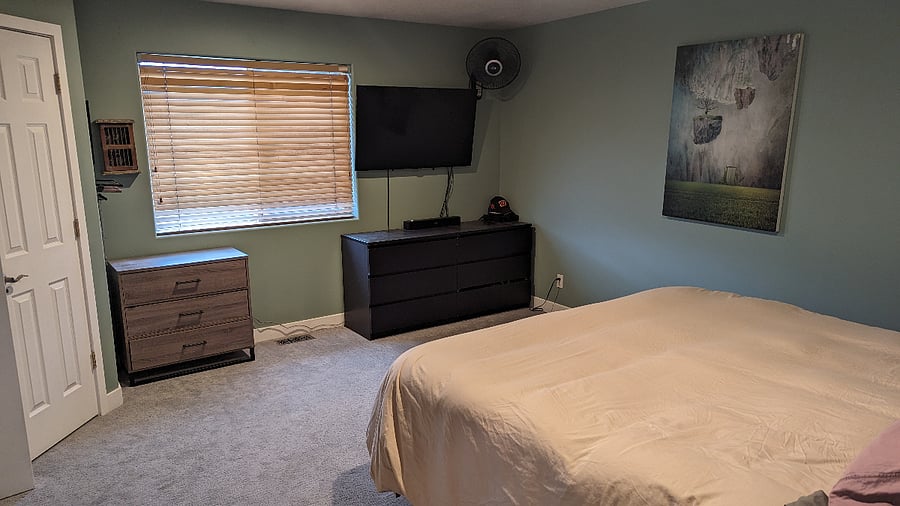 Master Bedroom with king bed