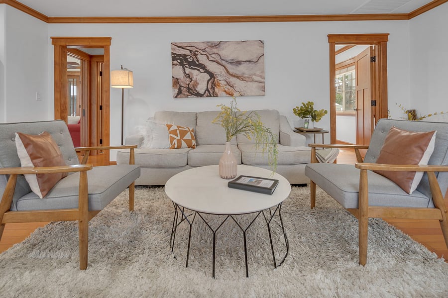 A warm, welcoming living room awaits you.