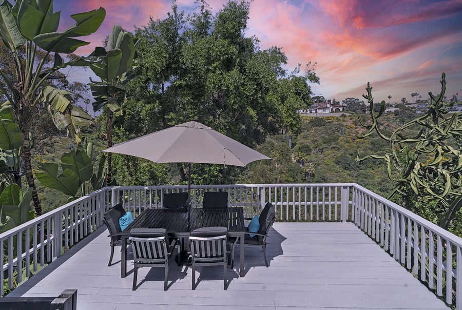 Patio with a view!