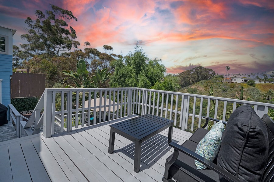 Patio with a view!