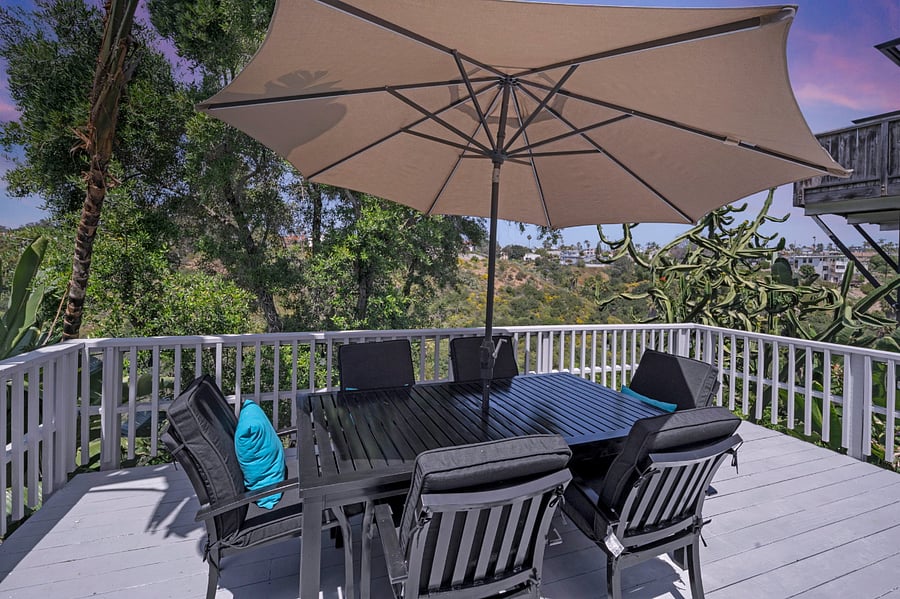 Patio with a view!