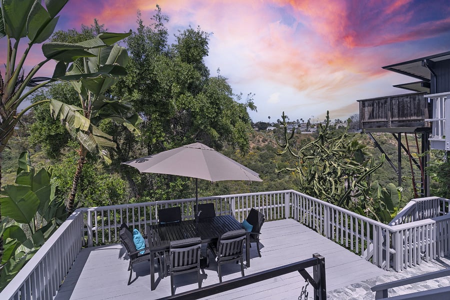 Patio with a view!