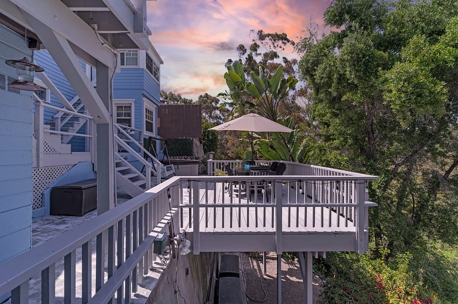 Patio with a view!