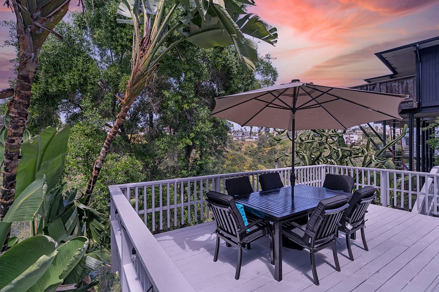 Patio with a view!