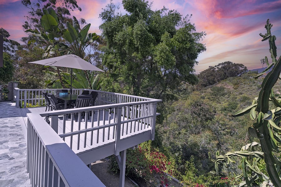 Patio with a view!