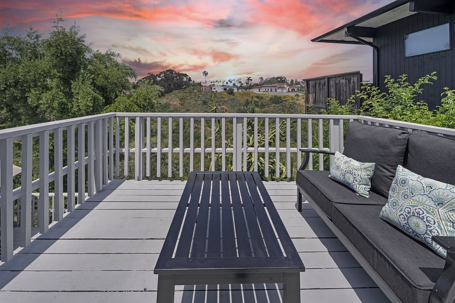 Patio with a view!