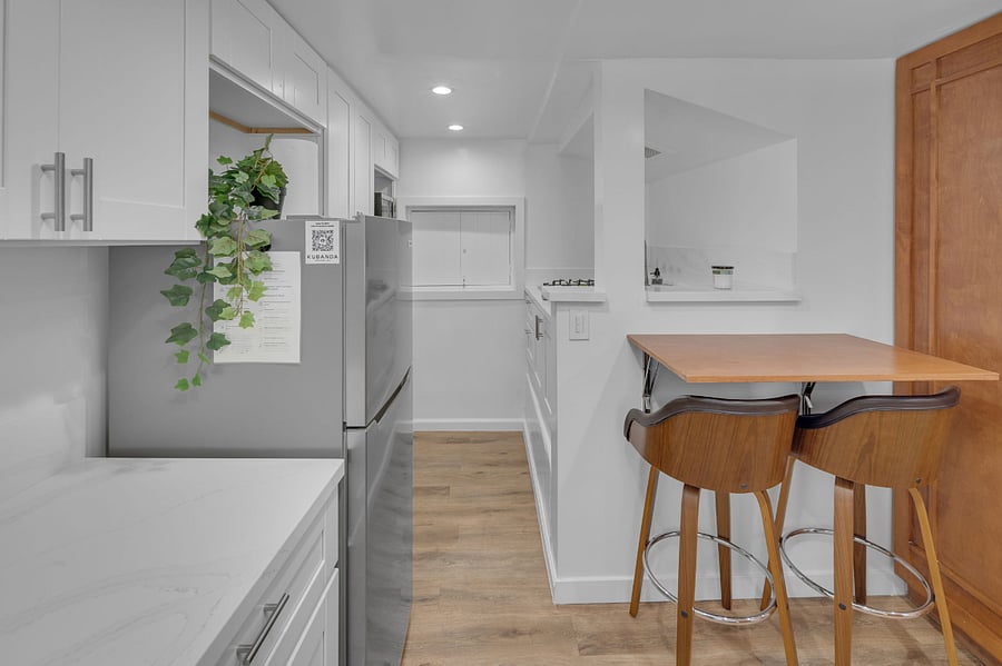 Convenient kitchenette with everything you need.