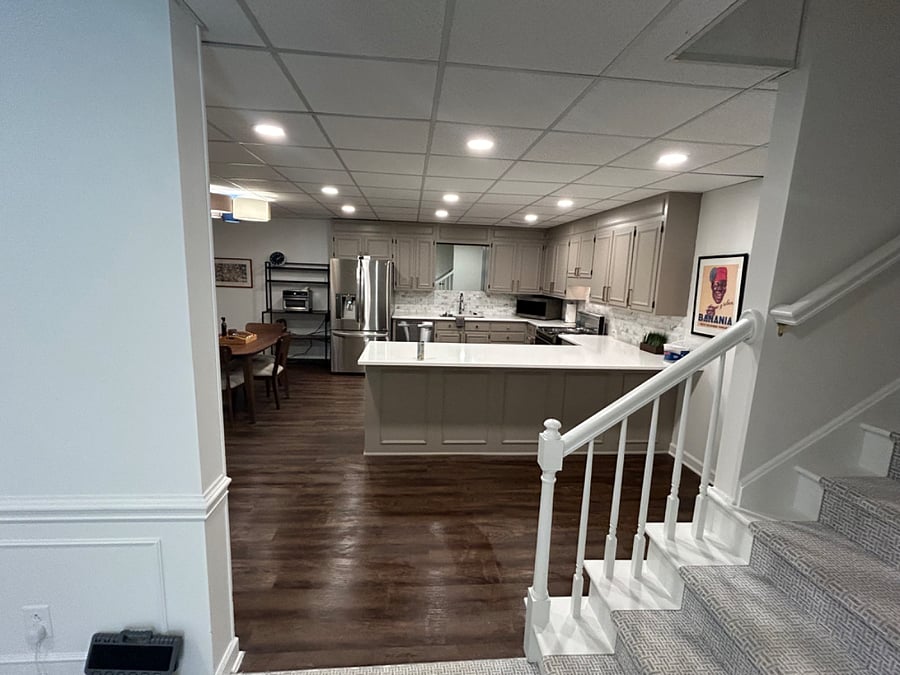 Leading to kitchen
