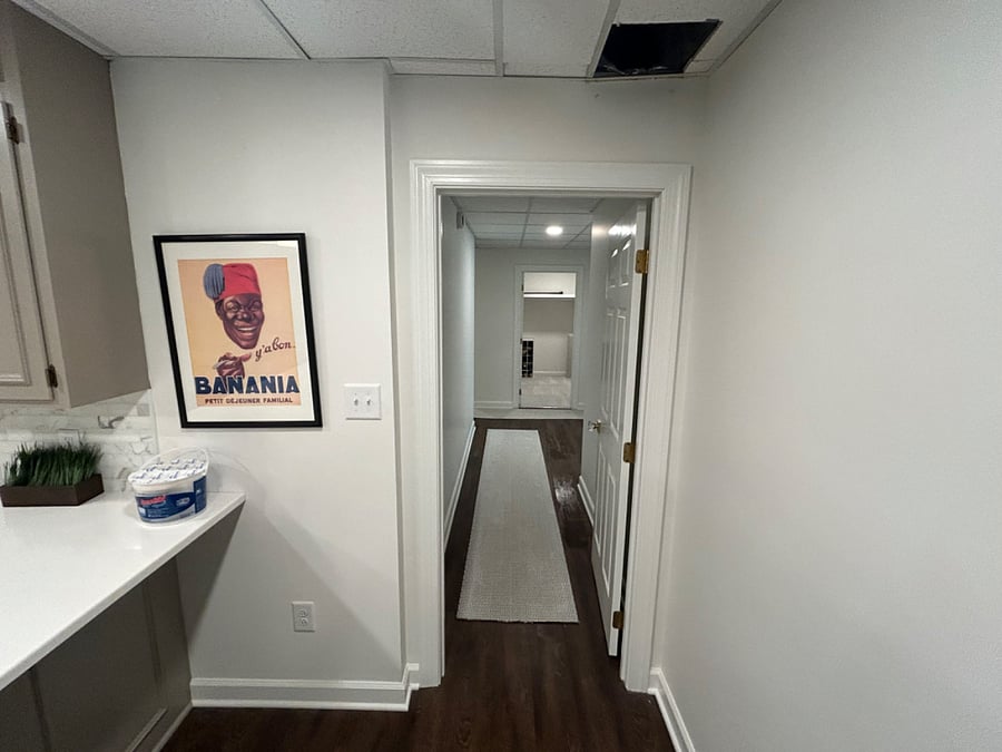 Hallway leading to bedrooms