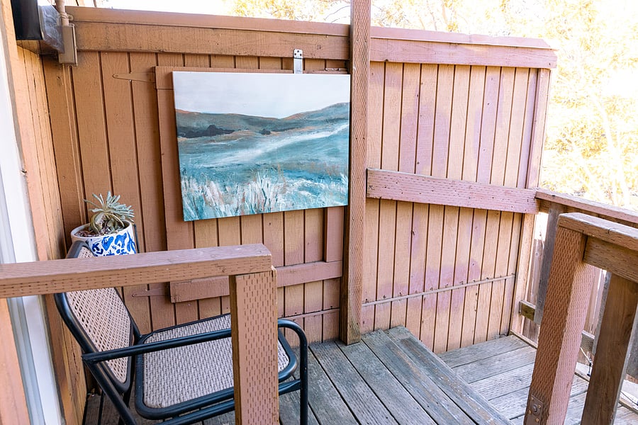 private entry and outdoor seating