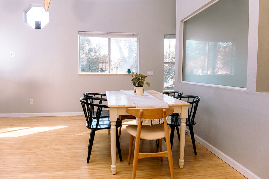 dining room table, seats 6