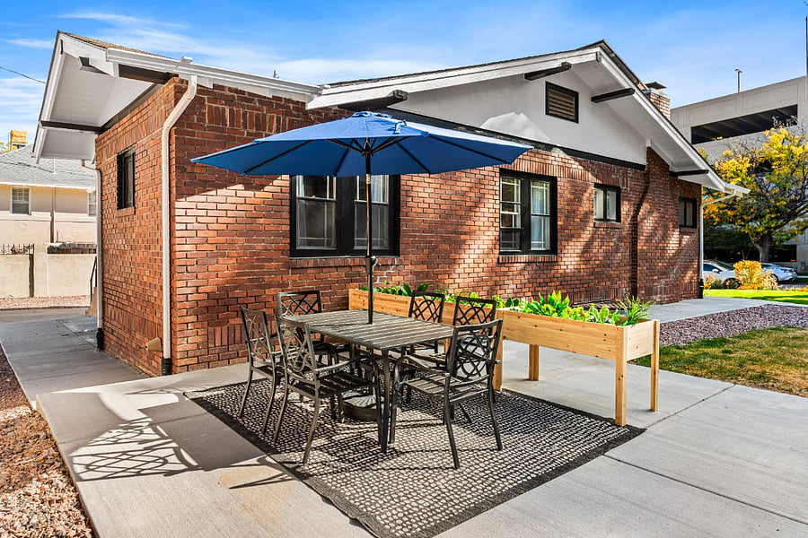 Shared patio