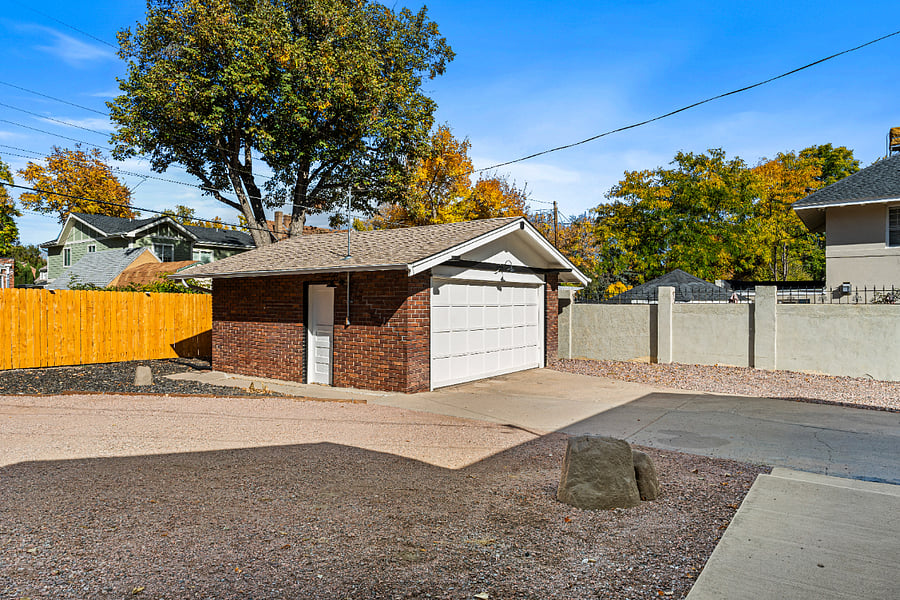the garage is available for storage