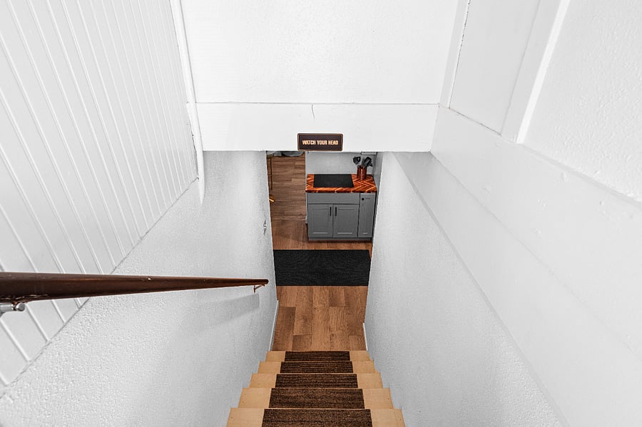 Stairway to unit