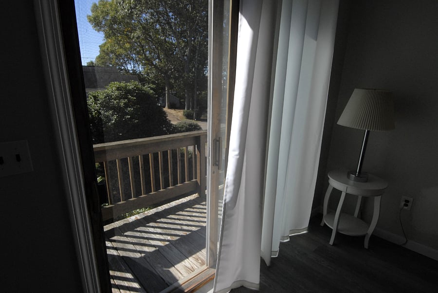 Slider to Front Deck from Bedroom #1