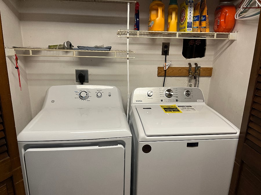 Laundry on First Floor.