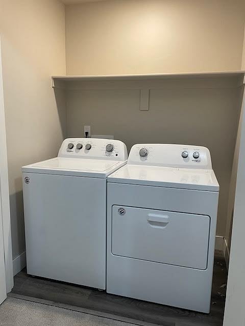 Washer and Dryer hall way -3rd level