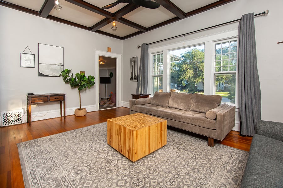 Large, spacious living room