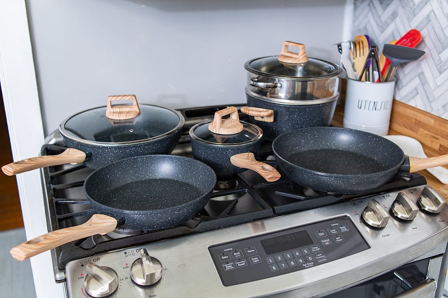 Fully stocked kitchen