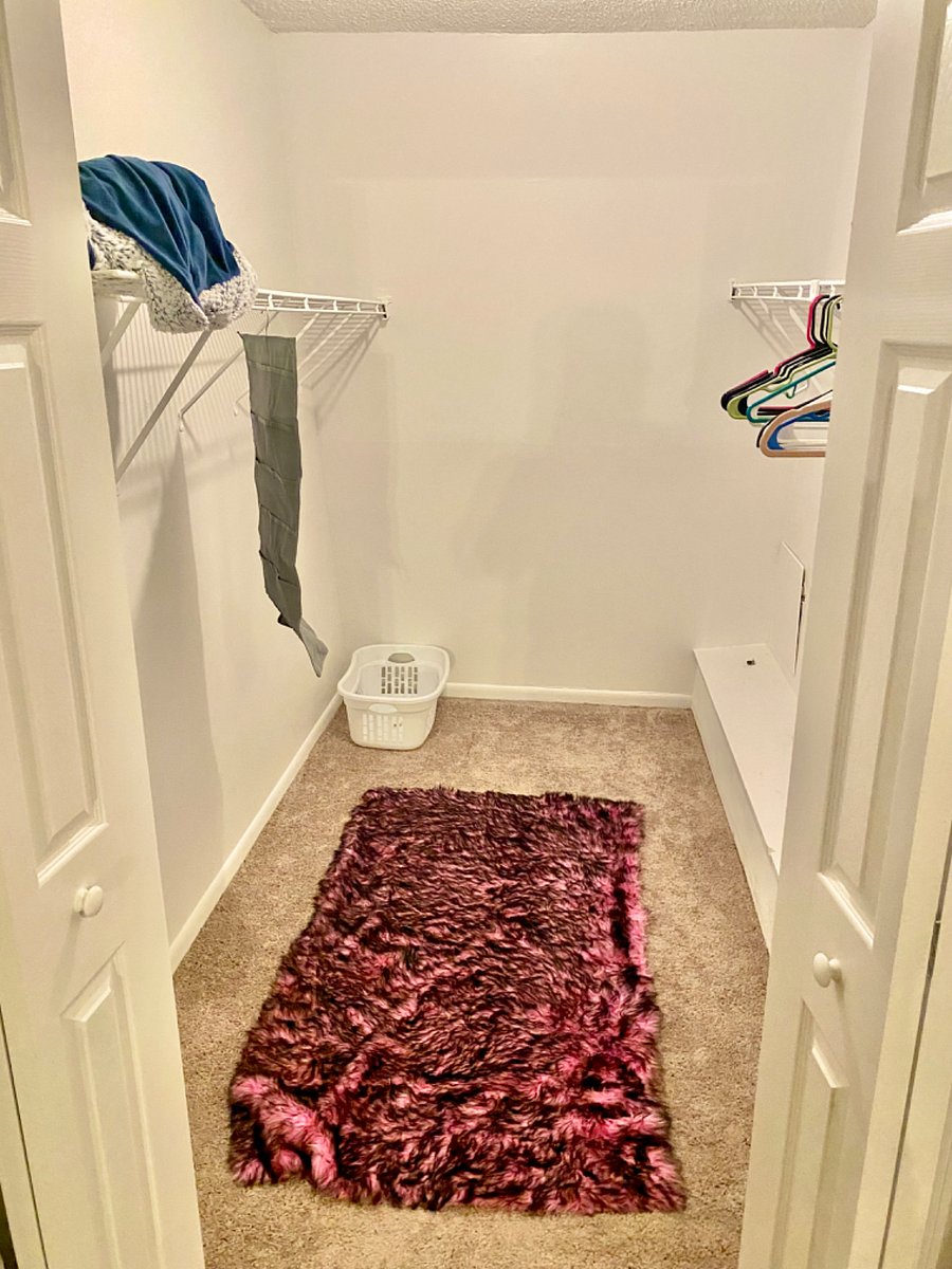 Large wall in closet