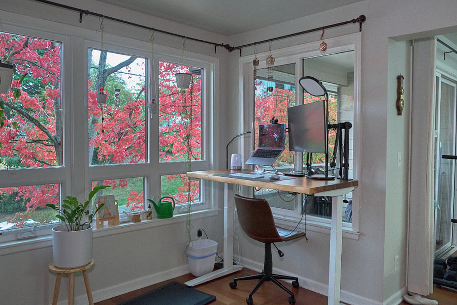 Work from home station #1 (by living room)