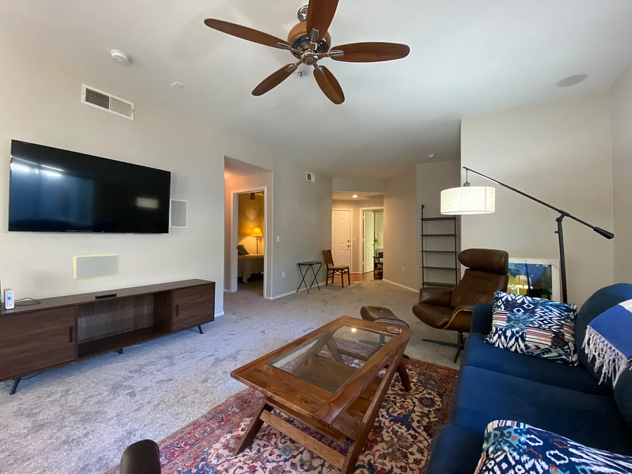 Living room with Fire TV