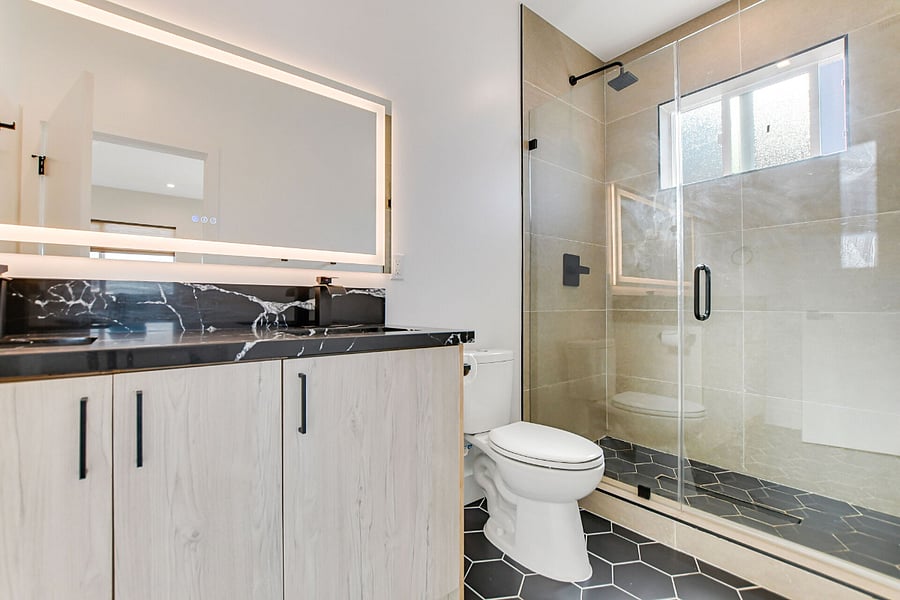 Double sink Master Bath 