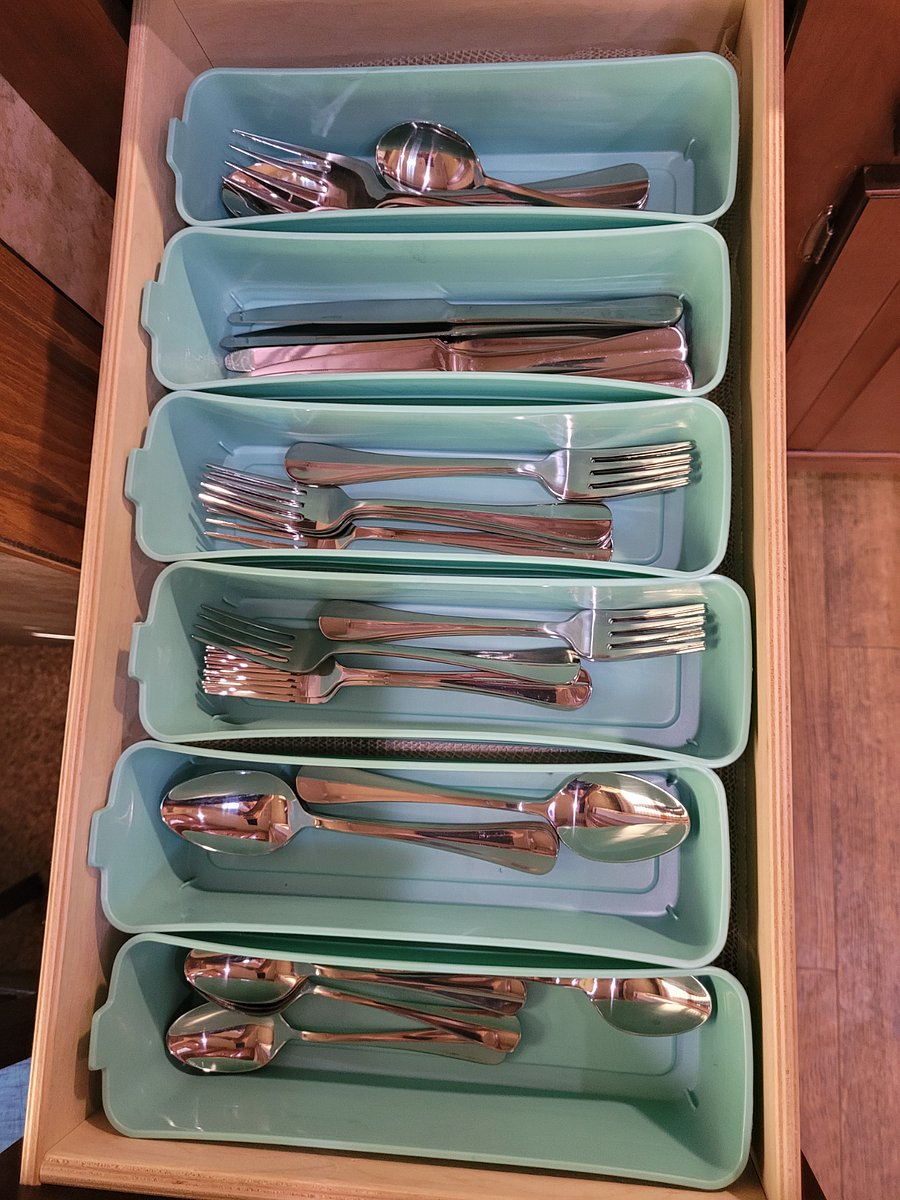 Flat ware and serving utensils.