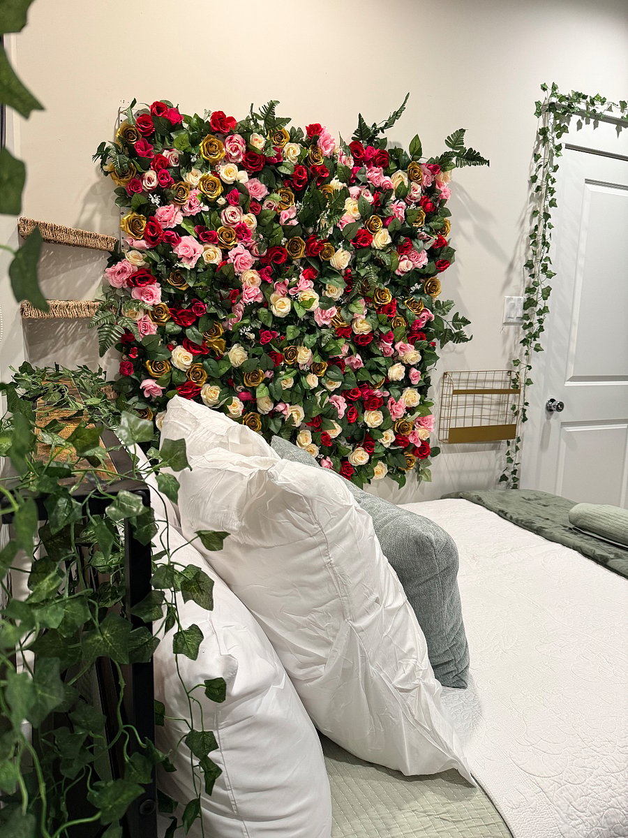 Beautiful rose wall