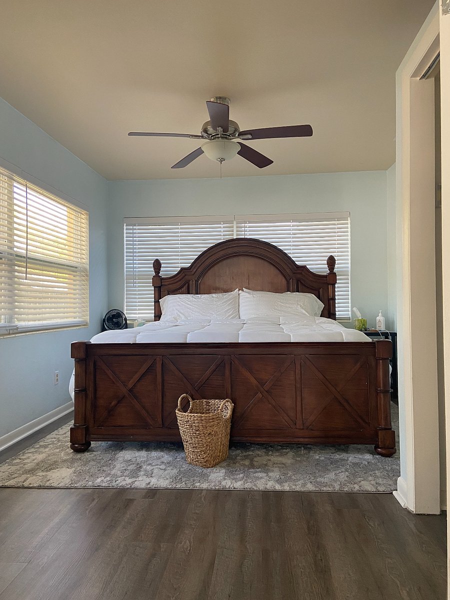 Bedroom #1
California King bed