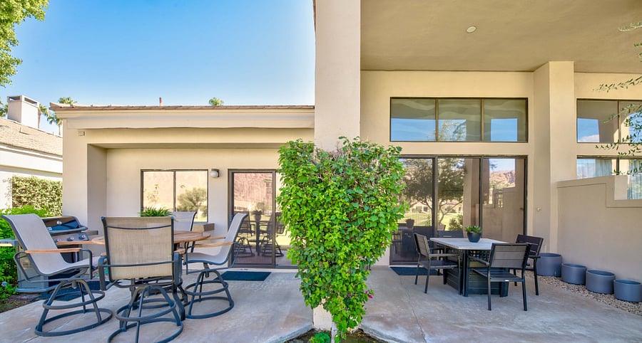 Rear patios