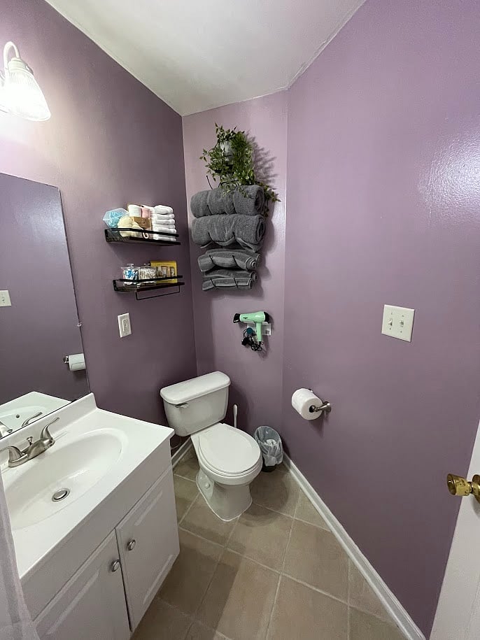 Your attached full bath.